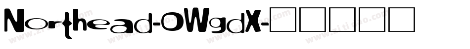 Northead-0WgdX字体转换