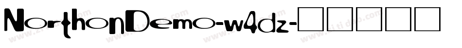 NorthonDemo-w4dz字体转换