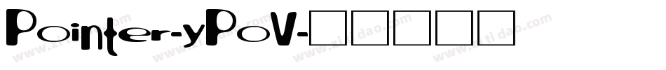 Pointer-yPoV字体转换