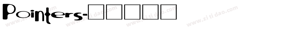 Pointers字体转换