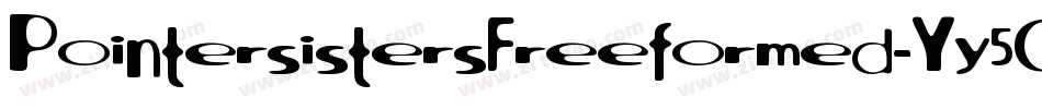 PointersistersFreeformed-Yy5O字体转换
