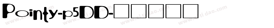 Pointy-p5DD字体转换