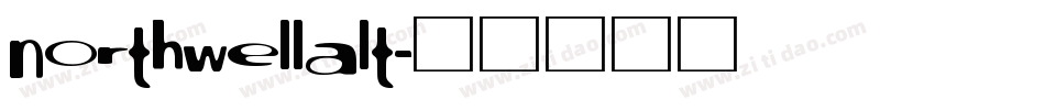 northwellalt字体转换