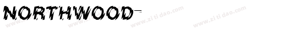 NORTHWOOD字体转换