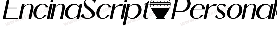 EncinaScript2PersonalUse-R2Le字体转换