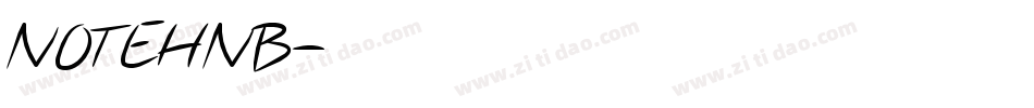 NOTEHNB字体转换