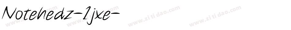 Notehedz-1jxe字体转换