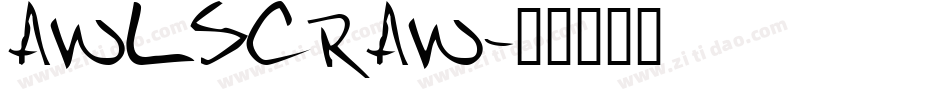 AWLSCRAW字体转换