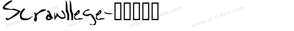 Scrawllege字体转换
