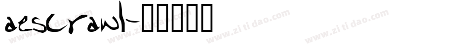 aescrawl字体转换