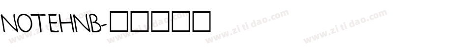 NOTEHNB字体转换