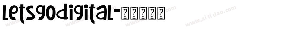 letsgodigital字体转换