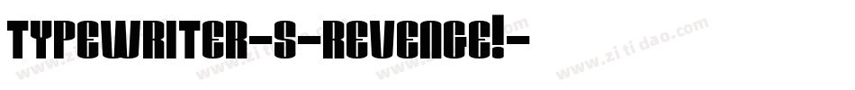 tYpEwRiTeR-s-ReVeNgE!字体转换