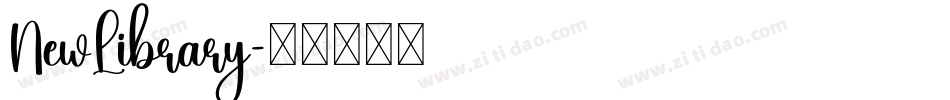 NewLibrary字体转换