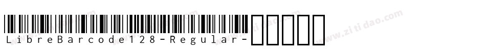 LibreBarcode128-Regular字体转换