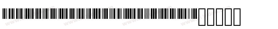 LibreBarcode39-Regular字体转换