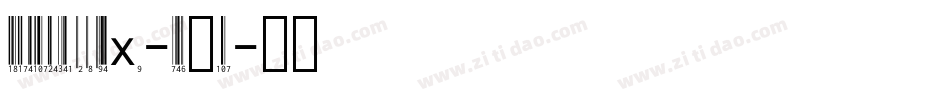 LibreBarcode128Text-Regular字体转换