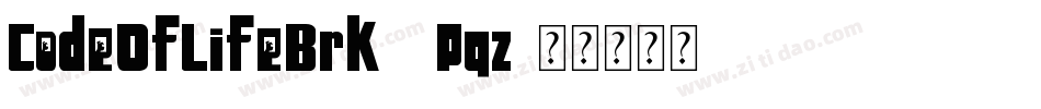 CodeOfLifeBrk-5Pqz字体转换