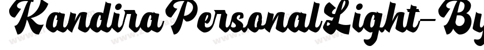 KandiraPersonalLight-Byzd字体转换