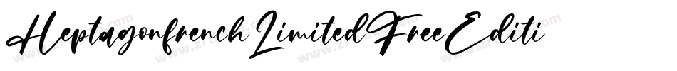 HeptagonfrenchLimitedFreeEdition-qxWr字体转换
