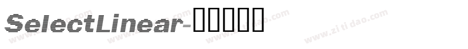SelectLinear字体转换