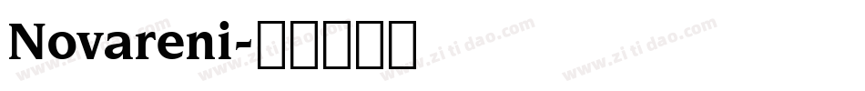 Novareni字体转换