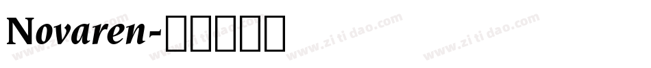 Novaren字体转换