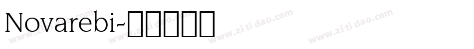 Novarebi字体转换