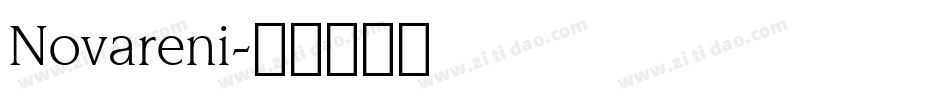 Novareni字体转换