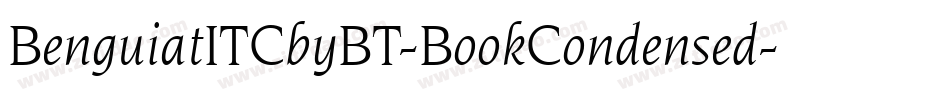 BenguiatITCbyBT-BookCondensed字体转换