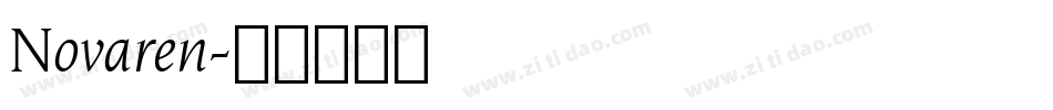 Novaren字体转换