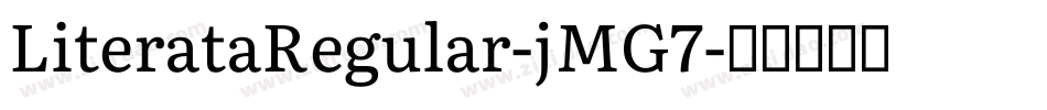 LiterataRegular-jMG7字体转换