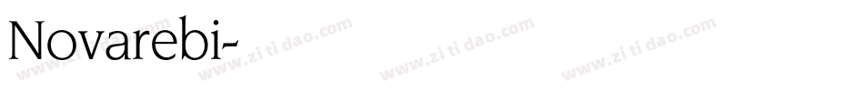 Novarebi字体转换