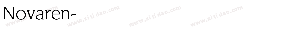 Novaren字体转换
