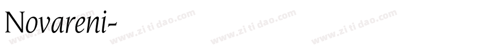 Novareni字体转换