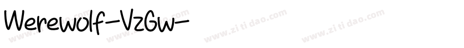 Werewolf-VzGw字体转换