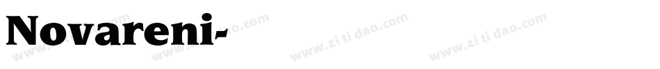Novareni字体转换