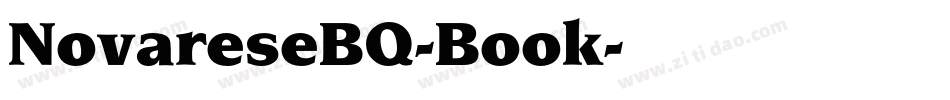 NovareseBQ-Book字体转换
