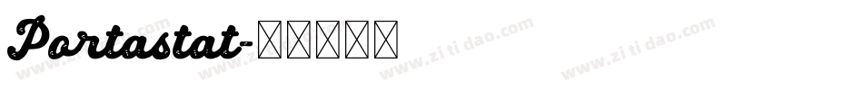 Portastat字体转换