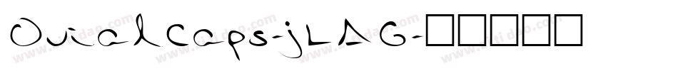 OvialCaps-jLAG字体转换