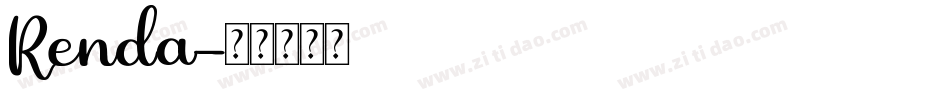 Renda字体转换