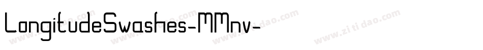 LongitudeSwashes-MMnv字体转换