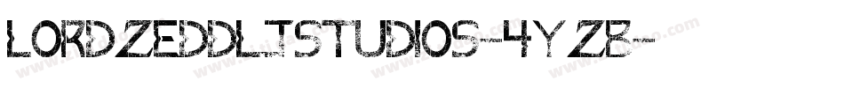 LordZeddLjStudios-4YzB字体转换