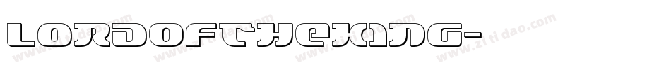LordOfTheKing字体转换
