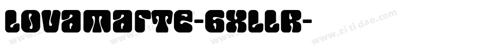 Lovamarte-gxlLR字体转换