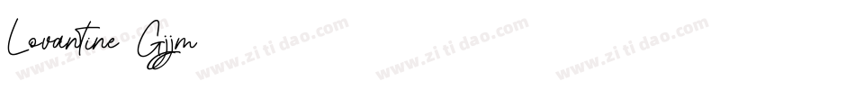 Lovantine-Gjjm字体转换