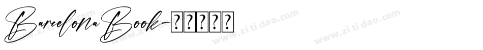 BarcelonaBook字体转换