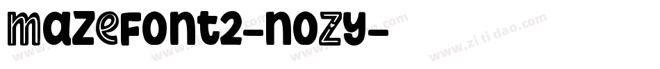 MazeFont2-noZY字体转换