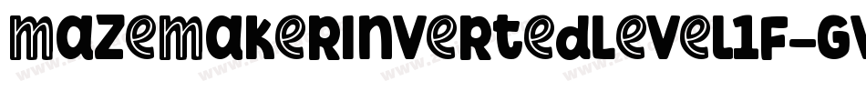 MazeMakerInvertedLevel1F-GvvA字体转换