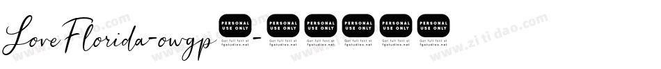LoveFlorida-owgp4字体转换